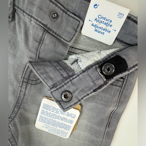 NWT Mayoral Gray Adjustible Waist Jean Shorts - Picture 4 of 4